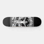 Floral Wreath Skateboard (Horizontaal)