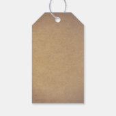 Floral Wreath Wedding Cadeaulabel (Achterkant)