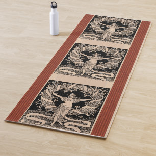  Floral Wreath Yoga Mat
