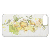 Floral Yellow Splash Case-Mate iPhone Case (Achterkant (Horizontaal))