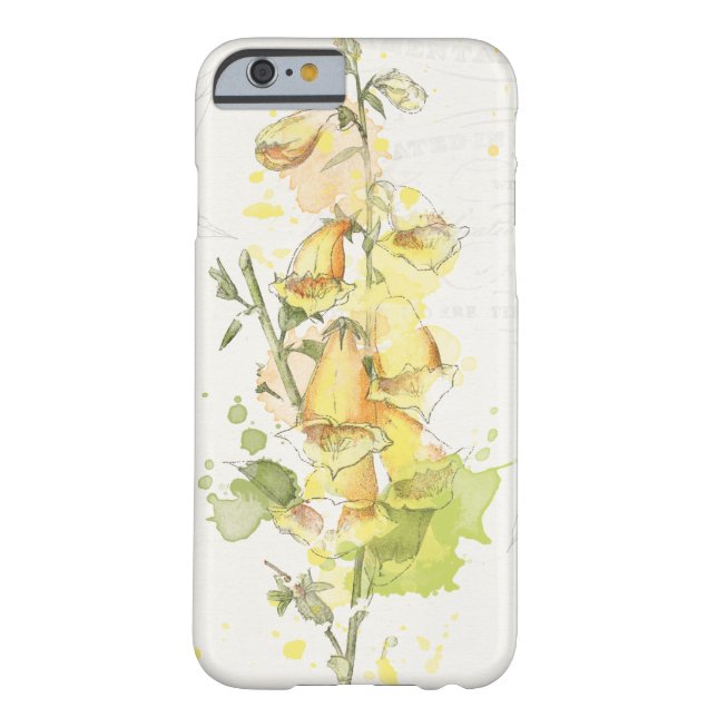 Floral Yellow Splash Case-Mate iPhone Case (Achterkant)
