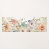 Floral Yogamat (Voorkant (horizontaal))