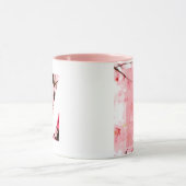 Floral Z Initial Mug | Personalized Name & Traits (Centre)