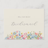 Floral zal je mijn briefkaart zijn (Voorkant)