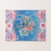 Floral Zee Turtle Legpuzzel (Horizontaal)