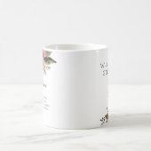 Floral, zult u mijn doop zijn? koffiemok (Center)