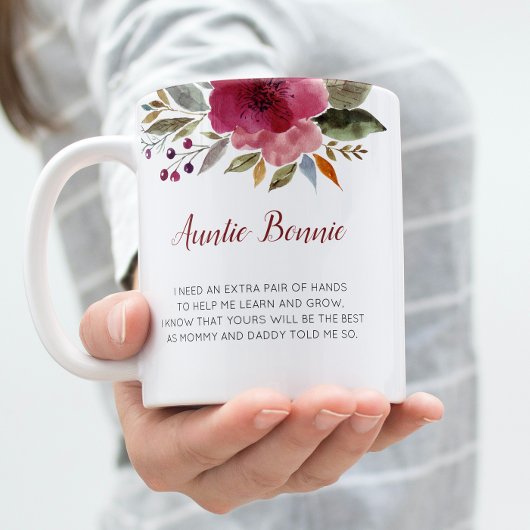 Floral, zult u mijn doop zijn? koffiemok