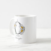 Floral-zuurstofelement Koffiemok (Voorkant links)