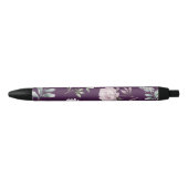 Floral Zwarte Inkt Pen (Voorkant)