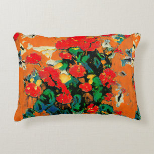 Florale abstractie op basis van de werken van Van  Accent Kussen