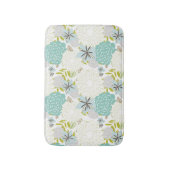 Florale achtergrond badmat (Voorkant Verticaal)