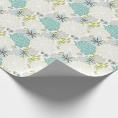 Florale achtergrond cadeaupapier (Hoek)