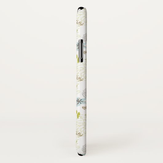 Florale achtergrond Case-Mate iPhone case (Achterkant / rechts)