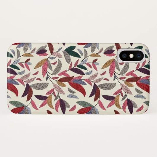 Florale achtergrond Case-Mate iPhone case (Achterkant (horizontaal))
