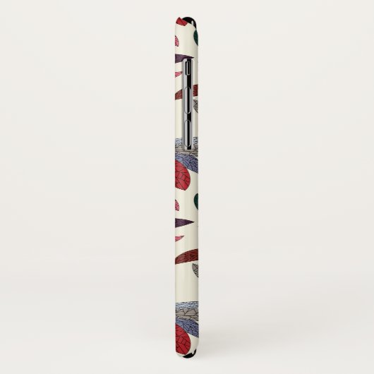 Florale achtergrond Case-Mate iPhone case (Achterkant/links)