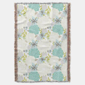 Florale achtergrond deken (Voorkant Verticaal)