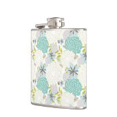 Florale achtergrond heupfles (Links)