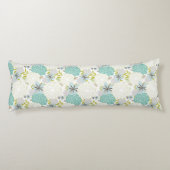 Florale achtergrond lichaamskussen (Achterkant)