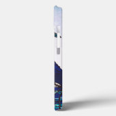 Florale achtergrond met voetgangers Case-Mate iPhone case (Achterkant / Links)