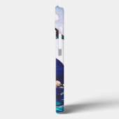 Florale achtergrond met voetgangers Case-Mate iPhone case (Achterkant / Links)