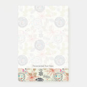 Florale achtergrond post-it® notes (Voorkant)