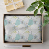 Florale achtergrond tissuepapier (Geschenk)