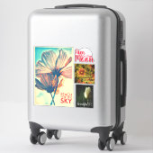 Florale bevestiging 4 stuks Collectie Sticker (Koffer)
