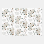 Florale botanische papierbladen voor het verpakken inpakpapier vel (Voorkant 3)