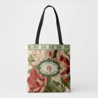 Florale Canvas tassen Grootmoeders tuin