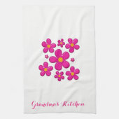 florale component theedoek (Verticaal)