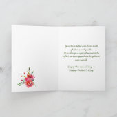 FLORALE ÉLÉGANTE POUR MA CARTE FILLE (Intérieur)