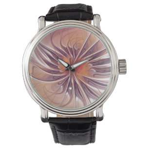 Florale Fantasy, kleurrijke Abstracte fractale ven Horloge