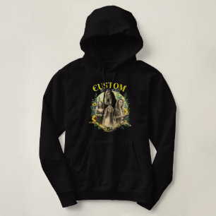 Florale frame custom foto hoodie