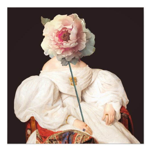 Florale Gedachten Diva Poster (Voorkant)