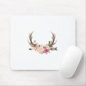 Florale geweien muismat (Met muis)