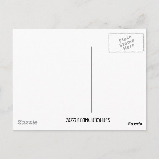 florale Happy Moederdag Briefkaart (Achterkant)