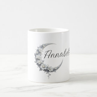 Florale Hemel Persoonlijke Maan Godin Naam Koffiemok