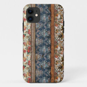  florale houten ifoon 5 hoesje