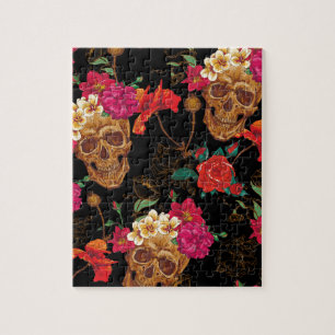 florale huid legpuzzel