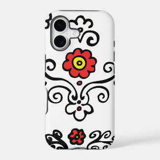Florale iPhone rode bloem