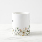Florale Monogram Koffiemok (Center)