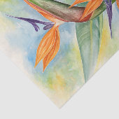 Florale ontkoppelde vogels van de paradijselijke W Tissuepapier (Detail)