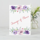 Florale, paarse en lila wijziging van plannen (Staand voorkant)