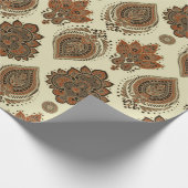 Florale paisley naadloos.  illustratie cadeaupapier (Hoek)