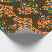 Florale paisley naadloos.  illustratie cadeaupapier (Hoek)