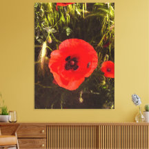 Florale papaver dromer – botanische fantasiekunst