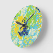 florale pauw ronde klok (Hoek)