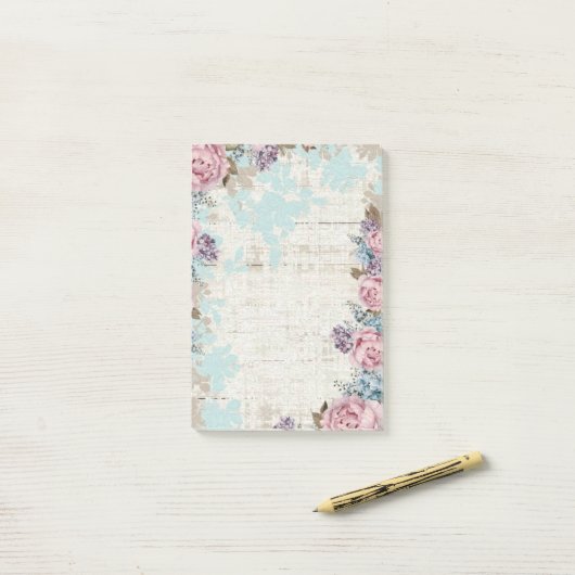  florale Post-it notities Post-it® Notes (Op bureau)