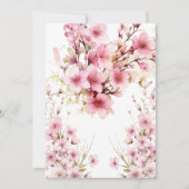 FLORALE POUR ALLER AVEC FAIRE-PART DE MARIAGE VELL (Devant)