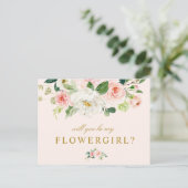 florale rose serez-vous ma carte Flowgirl (Debout devant)